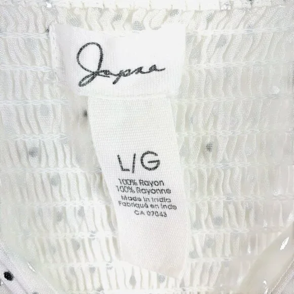 polka dot print dress smocked back with buttons and adjustable straps szL Japna - Picture 4 of 13